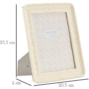 Mauro Ferretti fotolijst bamboe stijl 15x20 cm crème