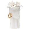Mauro Ferretti Vaas Vrouw Elegant 15x13,3x23,5 cm witgoud