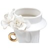 Mauro Ferretti Vaas Vrouw Elegant 15x13,3x23,5 cm witgoud