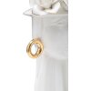Mauro Ferretti Vaas Vrouw Elegant 15x13,3x23,5 cm witgoud