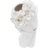 Mauro Ferretti Vaas Vrouw Masker 16,5x14x27,3 cm witgoud
