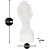 Mauro Ferretti Vaas Jonge Dame 10,5x10x24,7 cm witgoud
