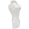 Mauro Ferretti Vaas Jonge Dames Rozen 10x14x26 cm witgoud