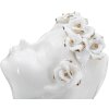 Mauro Ferretti Vaas Jonge Dames Rozen 10x14x26 cm witgoud