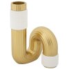 Mauro Ferretti Bann vaas 10,7x10,7x18,3 cm goud wit