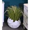 Mauro Ferretti cachepot Lines Ø 44x37 cm wit gewassen