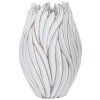Mauro Ferretti Honduras vaas Ø 27x41,5 cm wit gewassen