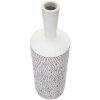 Mauro Ferretti vaas Nairobi fles Ø 15x49,5 cm wit gewassen