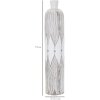 Mauro Ferretti vaas Atene Ø 15x60 cm wit gewassen