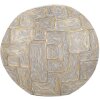 Mauro Ferretti Eklipsen vaas 48x13x44,5 cm goud wit