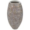 Mauro Ferretti vaas Eklips toren 24x11,5x59,5 cm goud wit