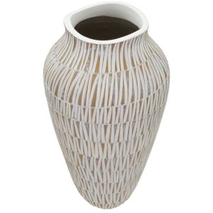 Mauro Ferretti Stiky vaas Ø 22x44 cm goud wit