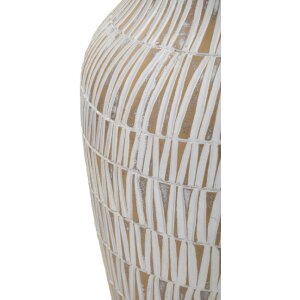 Mauro Ferretti Stiky vaas Ø 22x44 cm goud wit