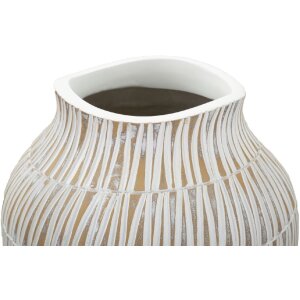 Mauro Ferretti Stiky vaas Ø 22x44 cm goud wit