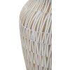 Mauro Ferretti Stiky vaas Ø 22x44 cm goud wit