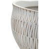 Mauro Ferretti Stiky cachepot Ø 30,5x24,5 cm goud wit