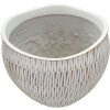 Mauro Ferretti Stiky cachepot Ø 30,5x24,5 cm goud wit