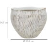 Mauro Ferretti Stiky cachepot Ø 30,5x24,5 cm goud wit