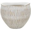 Mauro Ferretti Stiky cachepot Ø 26X20,5 cm goud wit