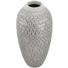 Mauro Ferretti Vaas Wave Ø 21x43 cm goud wit