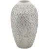 Mauro Ferretti Vaas Wave Ø 19,5x34 cm goud wit