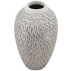 Mauro Ferretti Vaas Wave Ø 19,5x34 cm goud wit