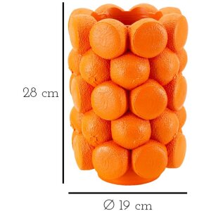 Mauro Ferretti Vaas Oranje Ø 19x28 cm