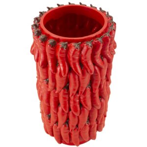 Mauro Ferretti Chilli vaas Ø 20x34 cm rood