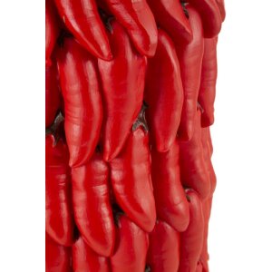 Mauro Ferretti Chilli vaas Ø 20x34 cm rood