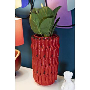 Mauro Ferretti Chilli vaas Ø 20x34 cm rood
