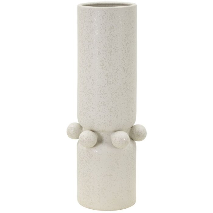 Mauro Ferretti vaas bubbels Ø 15,5x41 cm crème