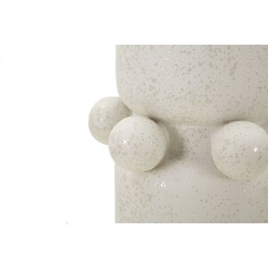 Mauro Ferretti vaas bubbels Ø 15,5x41 cm crème