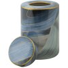 Mauro Ferretti Vaas Elegant Ø 15x24 cm blauw goud met deksel