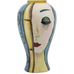 Mauro Ferretti vaas kunst gezicht Ø 28x50 cm...