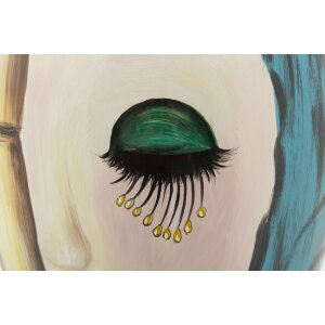 Mauro Ferretti vaas kunst gezicht Ø 28x50 cm...