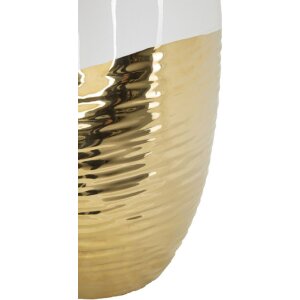 Mauro Ferretti Vaas Lux Ø 20x35 cm witgoud