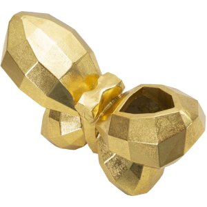 Mauro Ferretti vaas vlinder 22,5x8x15 cm goud