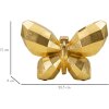 Mauro Ferretti vaas vlinder 22,5x8x15 cm goud
