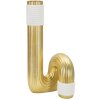 Mauro Ferretti Vaas Bann Groot 15,3x13x30,5 cm goud wit