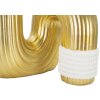 Mauro Ferretti Vaas Bann Groot 15,3x13x30,5 cm goud wit