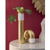 Mauro Ferretti Vaas Bann Groot 15,3x13x30,5 cm goud wit
