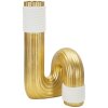 Mauro Ferretti Vaas Bann Groot 14,5x13x25 cm goud wit