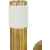 Mauro Ferretti Vaas Bann Groot 14,5x13x25 cm goud wit