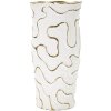 Mauro Ferretti Adore vaas Ø16x32,5 cm witgoud