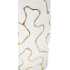 Mauro Ferretti vaas Adore Ø 12,5x25 cm witgoud