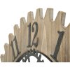 Mauro Ferretti wandklok Ingranaggio Plus Ø60x4 cm zwart naturel