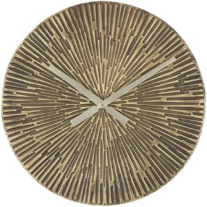 Mauro Ferretti wandklok Opis Ø50x3,5 cm bronskleurig