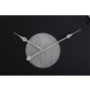 Mauro Ferretti wandklok Silver Glam Ø60x4,5 cm zwart zilver