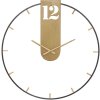 Mauro Ferretti wandklok Goldy Ø60x4,5 cm goud zwart