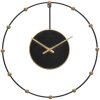 Mauro Ferretti wandklok pearl Ø61x4,5 cm zwartgoud